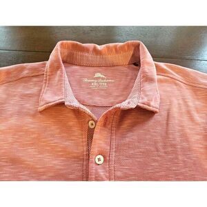 Tommy Bahama Men's‎ Coral3 Button Pullover Polo Shirt Size XXL